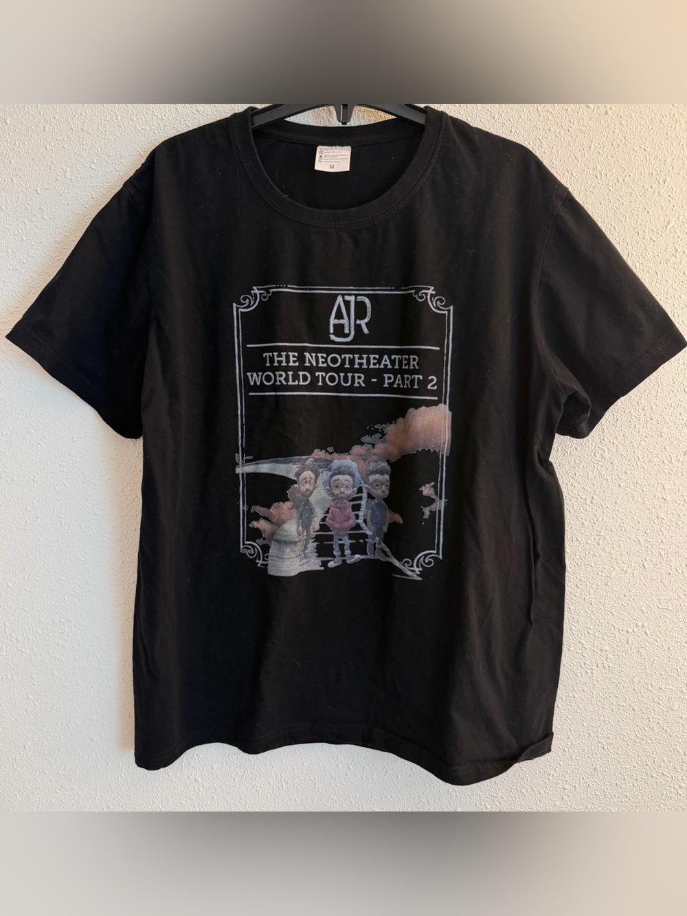 Black Short Sleeve 'The Neotheater World Tour - Part 2' Graphic Tee